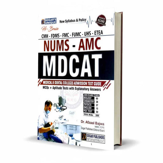 Dogar MDCAT Test Guide Plus Self Assessment Paper's-2022 MCQ's Explanatory Answers Dr. Afzaal Bajwa