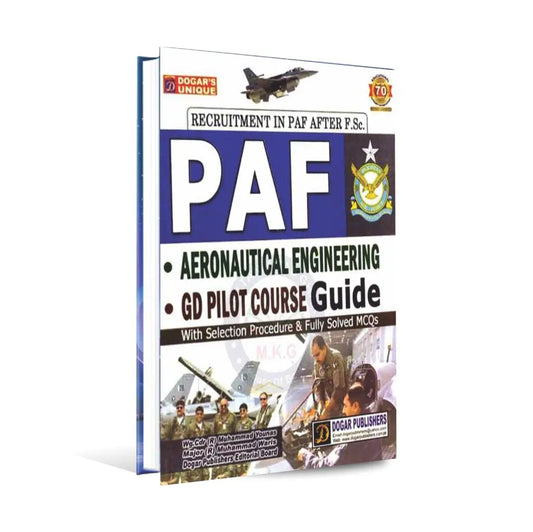 Dogar PAF GD Pilot Test Preparation Book (2021) By M Younas Multan Kitab Ghar