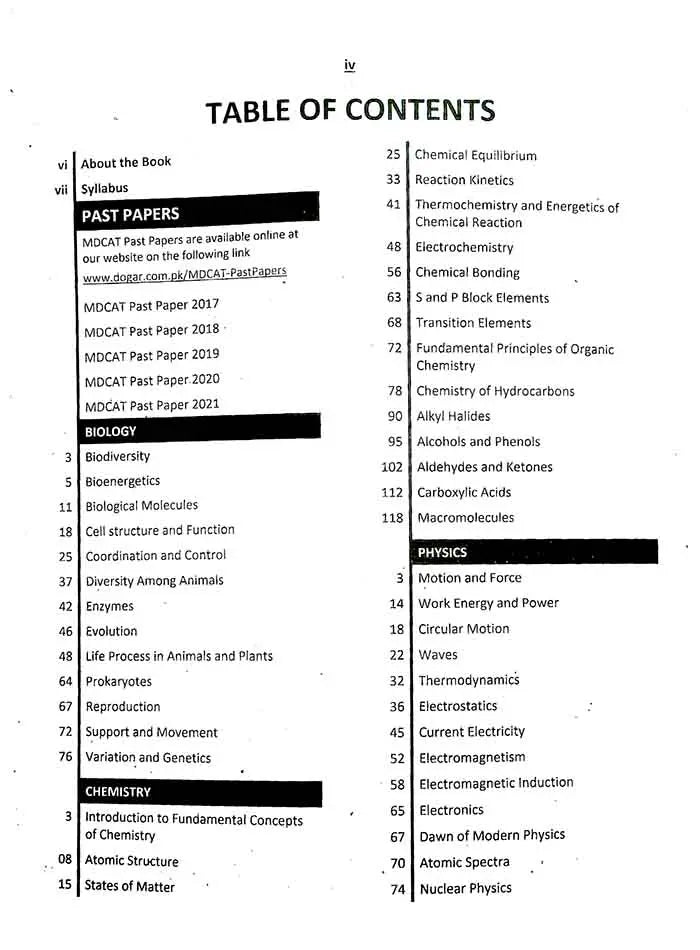 Dogar Pypar Dogar Smart Brain National NMDCAT According To PMC Syllabus, with ...