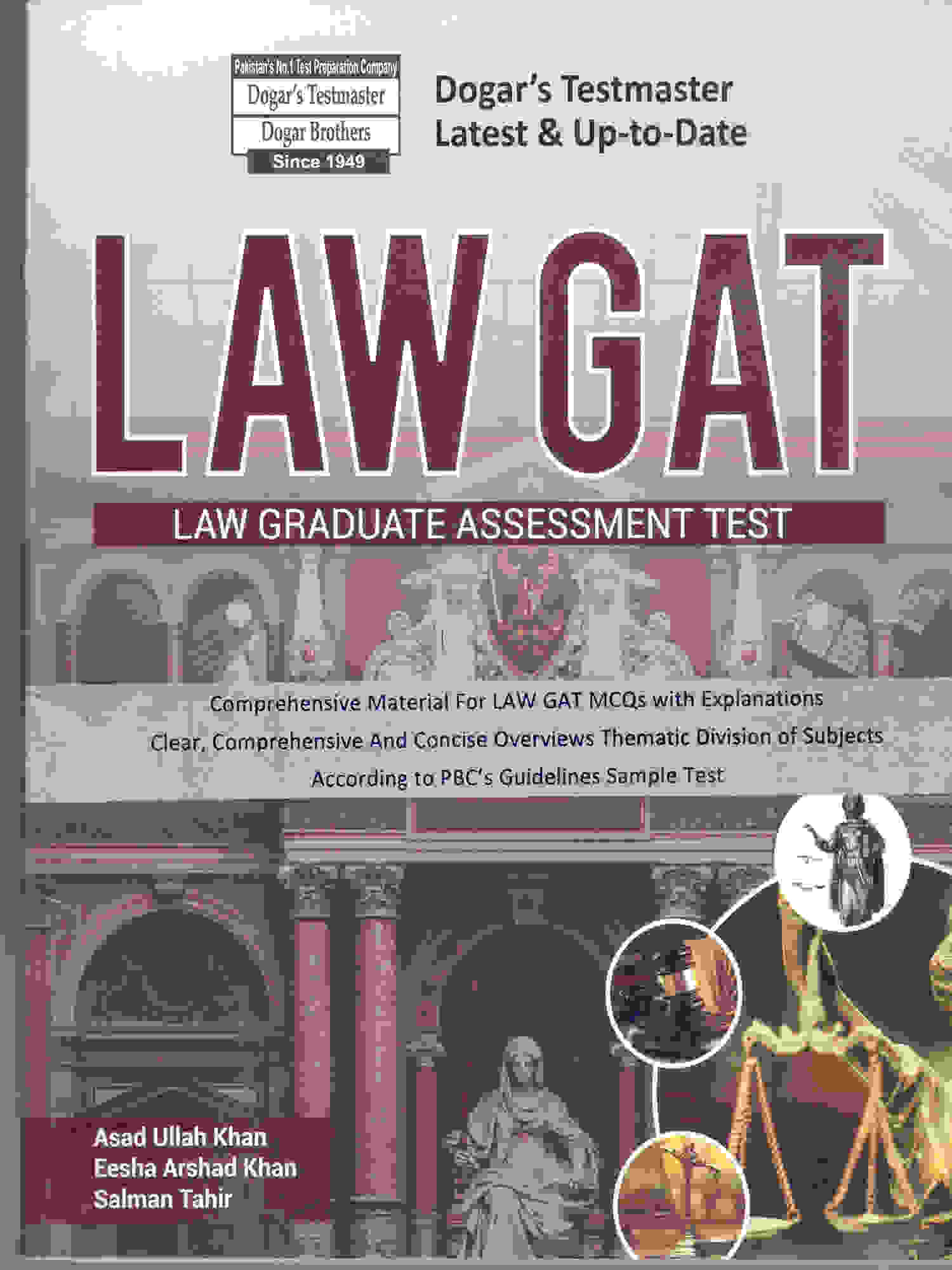 Dogar Testmaster LAW GAT Book By Asad Ullah Khan Multan Kitab Ghar