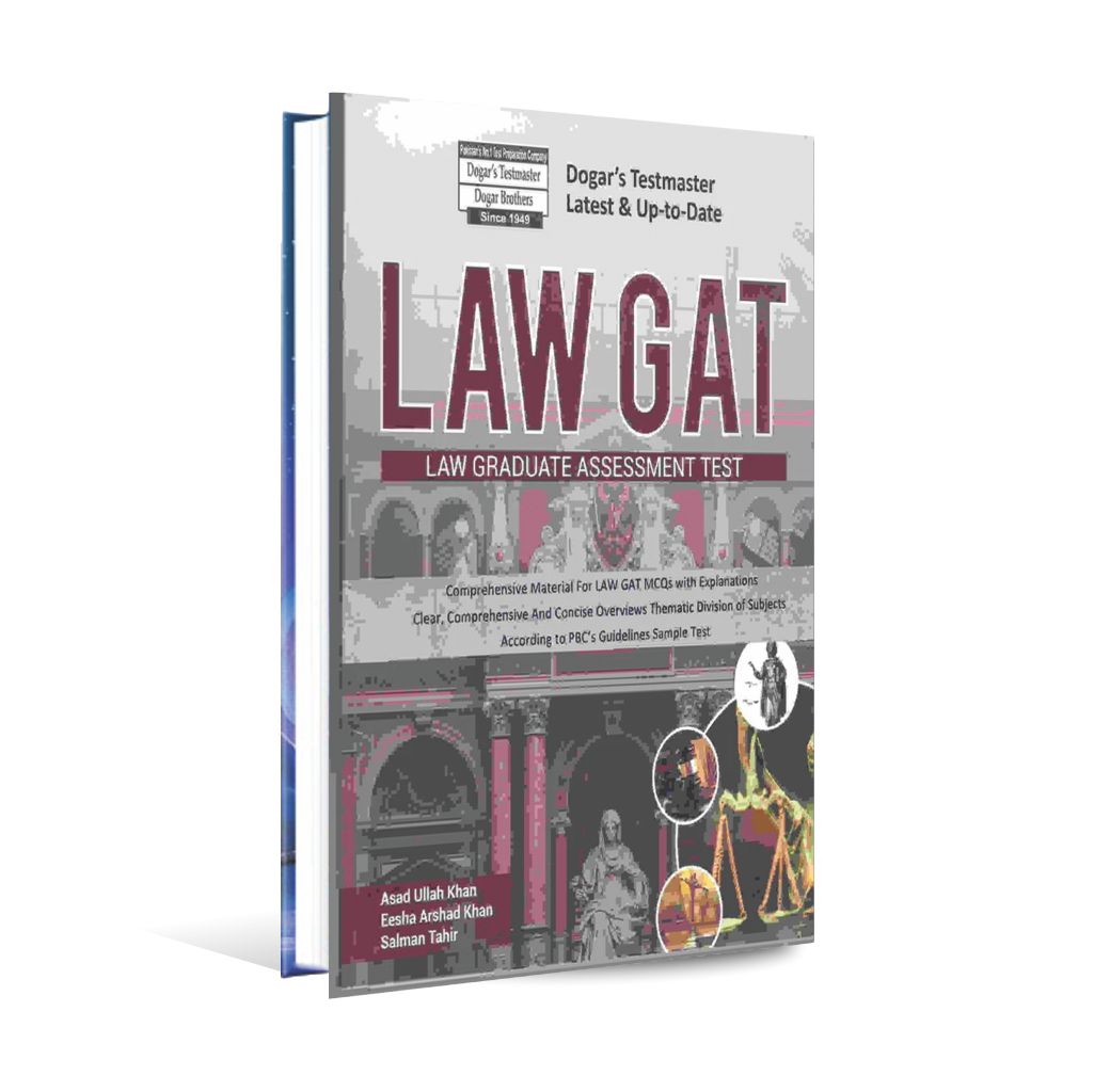 Dogar Testmaster LAW GAT Book By Asad Ullah Khan Multan Kitab Ghar