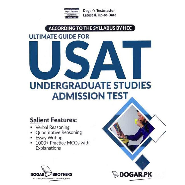 Dogar USAT Test Preparation Ultimate MCQ,s Guide Multan Kitab Ghar