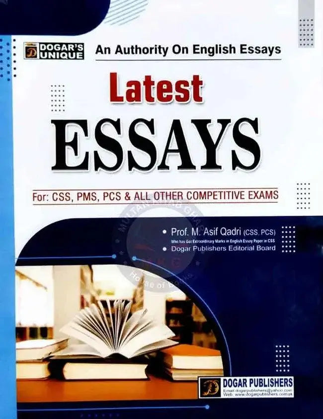 Dogar Unique Latest Essays for CSS, PMS By Pro. M. Asif Qadri Multan Kitab Ghar