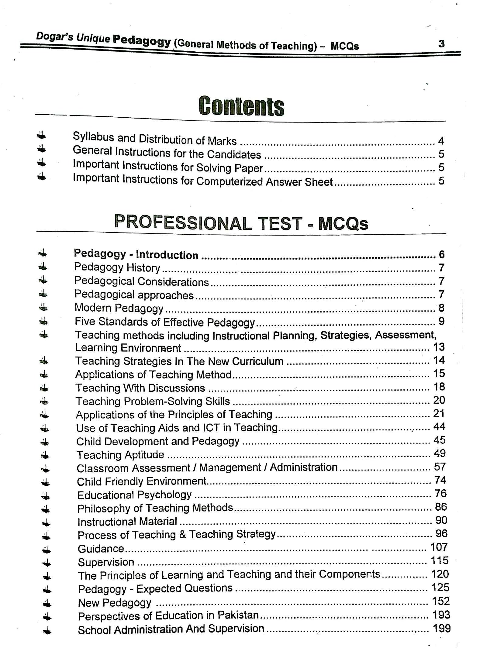 Dogar Unique Pedagogy / SST, General Method of Teaching MCQs for PPSC, FPSC, NTS By Dr Abdula Khaliq Multan Kitab Ghar