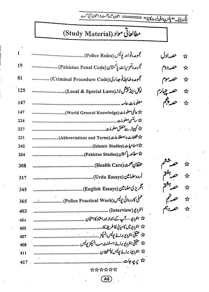 Dogar Unique Police Promotion Test Guide | By Chaudhary Ghulam Akbar Sial DSP