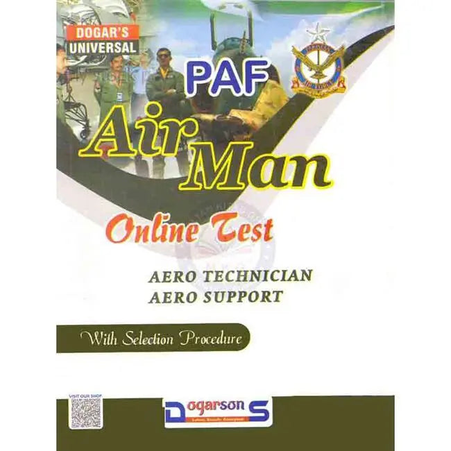 Dogar Universal PAF Air Man Online Test Guide with Selection Procedure Multan Kitab Ghar