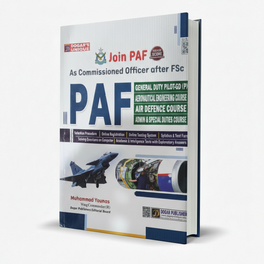 Dogar PAF GD Pilot Test Preparation Book (2021) By M Younas MKG
