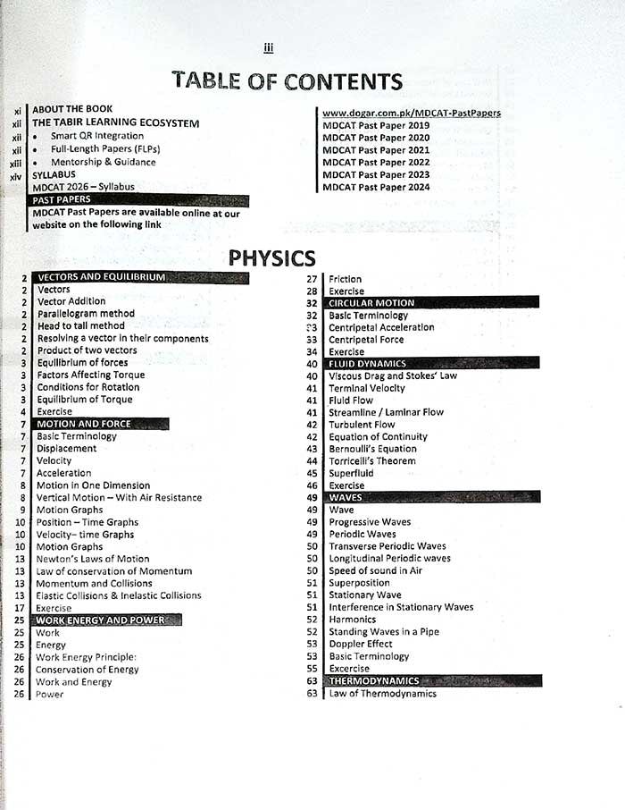 Dogar Punjab MDCAT Practice Book latest Edition | Comprehensive Prep by Dogar Brothers