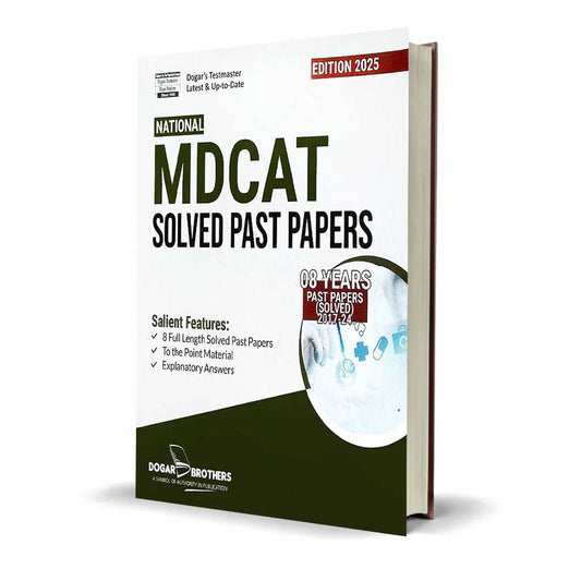 Dogar Smart Brain National NMDCAT According To PMC Syllabus, with Conceptual Notes and 4 Years Past Paper's 2022-23 By Dr. Usman Arshad