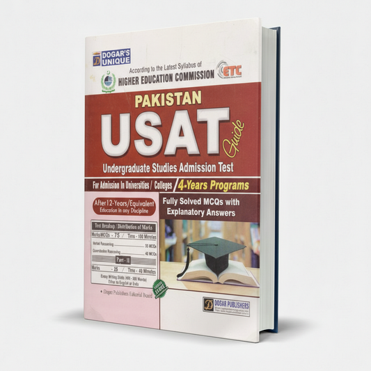 Dogar Unique Pakistan USAT Guide – Undergraduate Admission Test Prep MKG