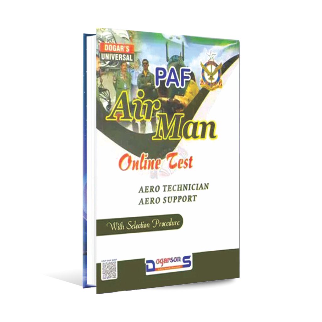 Dogar Universal PAF Air Man Online Test Guide with Selection Procedure Multan Kitab Ghar