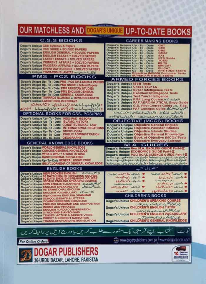 Dogar's Kon Kia Hai Book in Urdu By Shahid Mehmood New 2024 Edition Multan Kitab Ghar