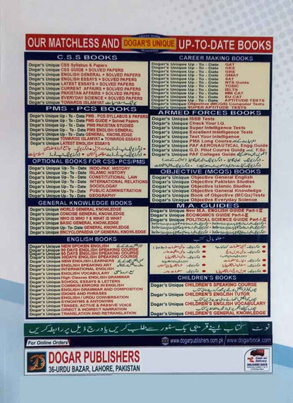 Dogar's Kon Kia Hai Book in Urdu By Shahid Mehmood New 2024 Edition Multan Kitab Ghar