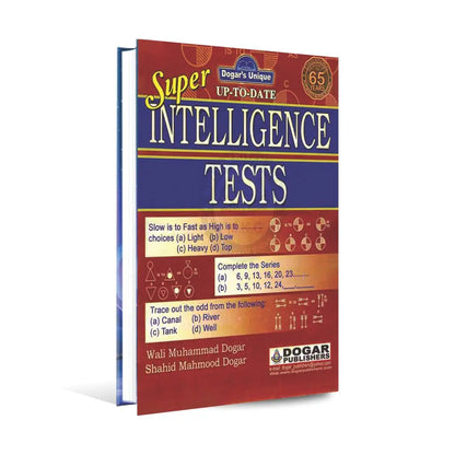 Dogars Unique Super Intelligence Tests Book by Wali M Dogar Multan Kitab Ghar