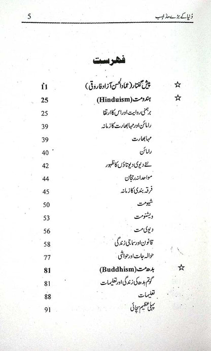 Dunya Ke Baray Mazahib by Ibad ur Rahman Azad Qadri – Latest Edition