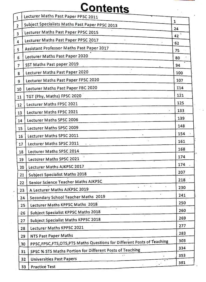 EDEN Mathematics Book for PPSC by M. Tariq Aziz Takleed Multan Kitab Ghar