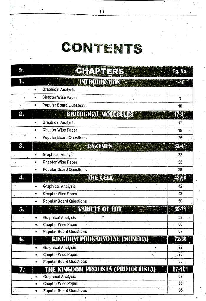 ILMI Biology up to date Papers for Class 11 By ILMI Kitab Khana Multan Kitab Ghar