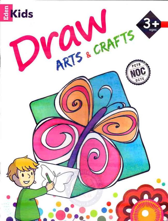 Eden Kids Draw Art Crafts 3+Ages Book By Javed Publishers Multan Kitab Ghar