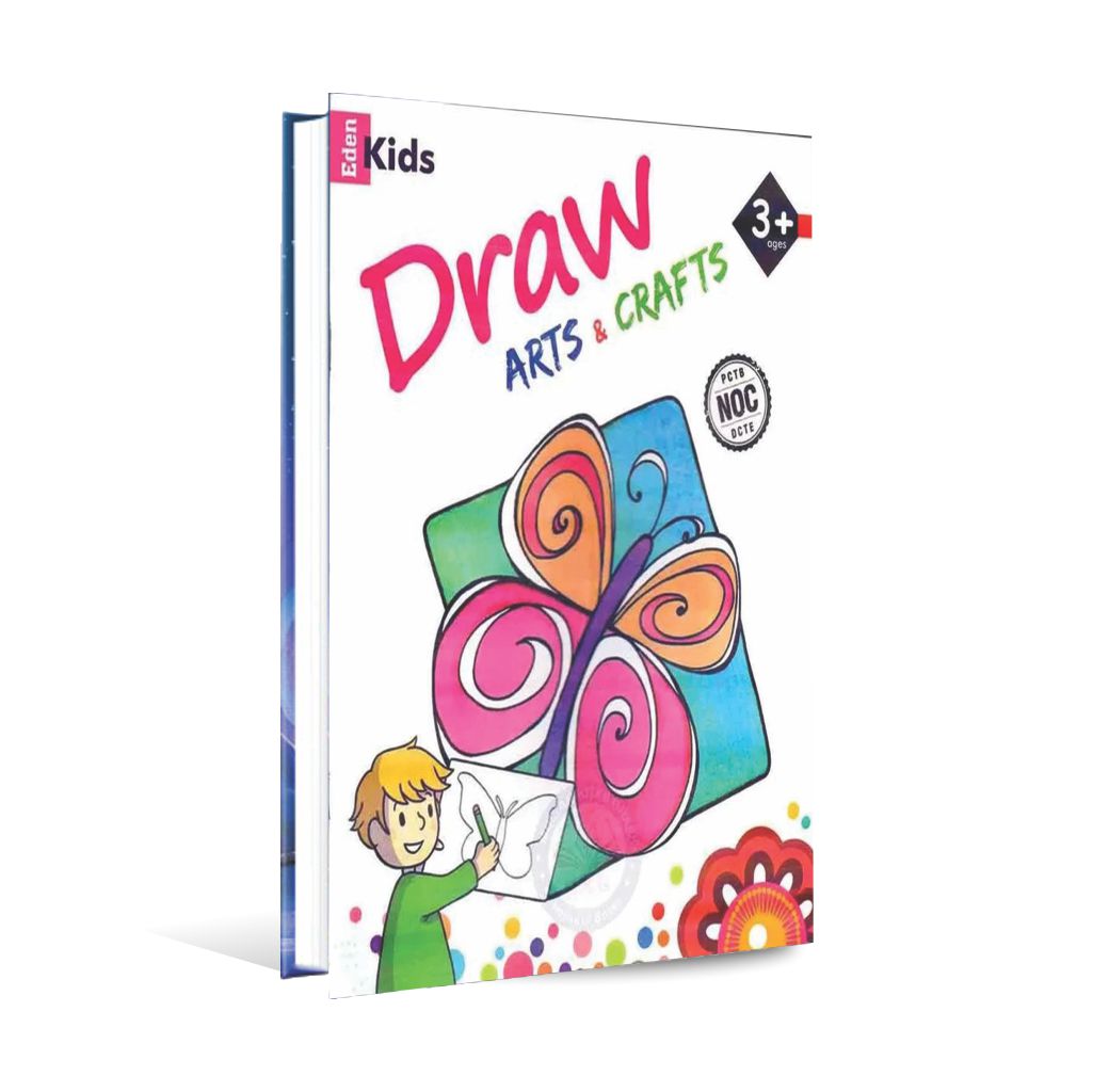 Eden Kids Draw Art Crafts 3+Ages Book By Javed Publishers Multan Kitab Ghar
