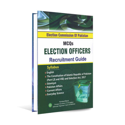 Election Commission of Pakistan MCQ Election Officers Recruitment Guid By M Sohail Bhatti
