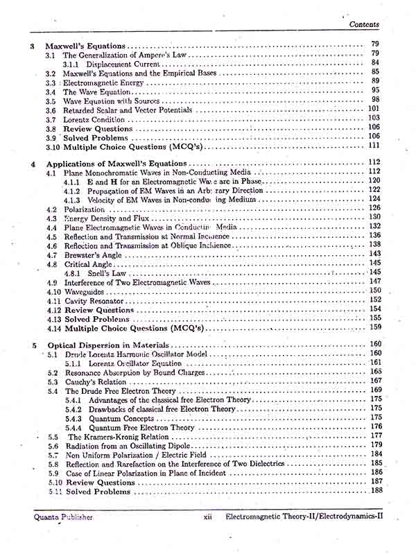 Teach Yourself Electromagnetic Theory-II an approach to Electrodynamics-II for BS/M.Sc Physics Programme 1st Edition By Jamshaid Alam Khan Multan Kitab Ghar