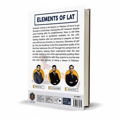 Elements of LAT Preparation Guide Your self-study and self-paced guidebook to ace LAT with 2500+ MCQ's Book 12th Edition By Ali Anwaar Warind