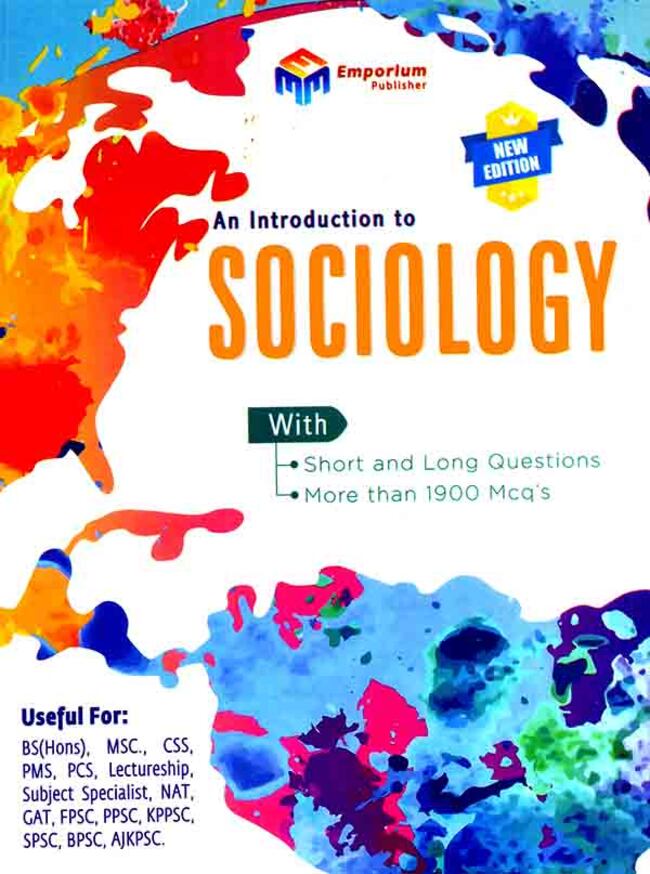 Emporium An Introduction to Sociology For CSS By SM Shahid Multan Kitab Ghar