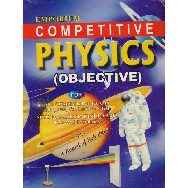 Emporium Competitive Physics Objective MCQS Book for B.Sc and M.Sc Multan Kitab Ghar