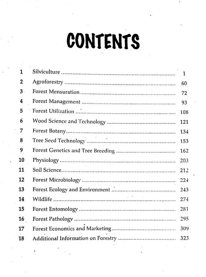 Emporium Forestry MCQs/Objective Book for CSS, PCS, PMS, NTS NAT By M. Asif Malik Multan Kitab Ghar