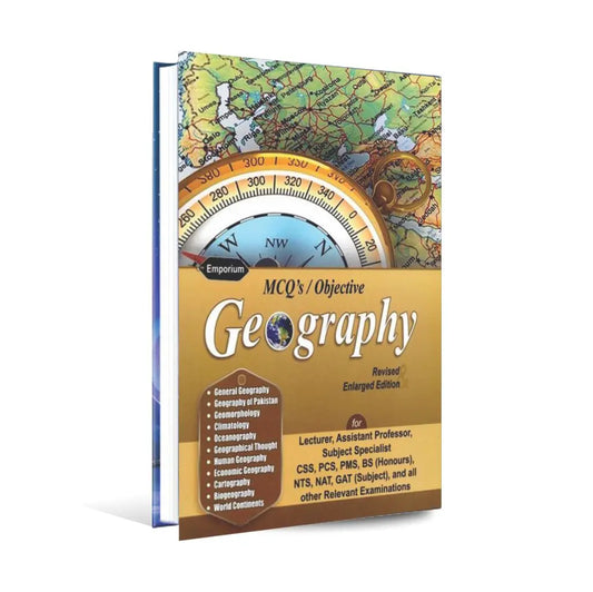 Emporium Geography Book for CSS PMS with solved papers by M Asif Malik Multan Kitab Ghar