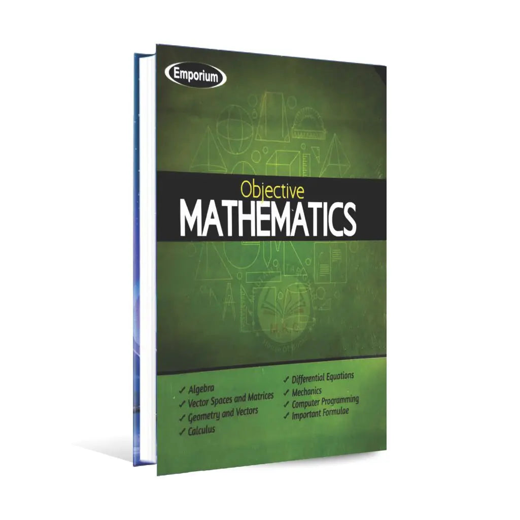 Emporium Objective Mathematics Book By A Abdullah Multan Kitab Ghar