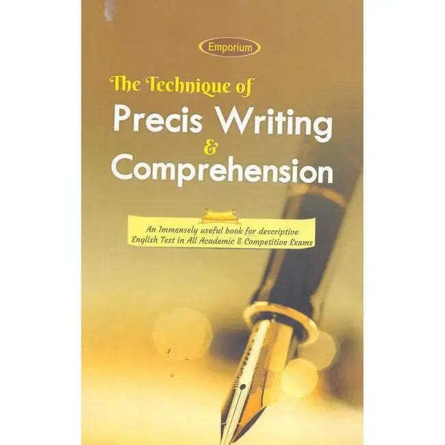 Emporium The Technique of Precis Writing & Comprehension Book by Attique Malik Multan Kitab Ghar