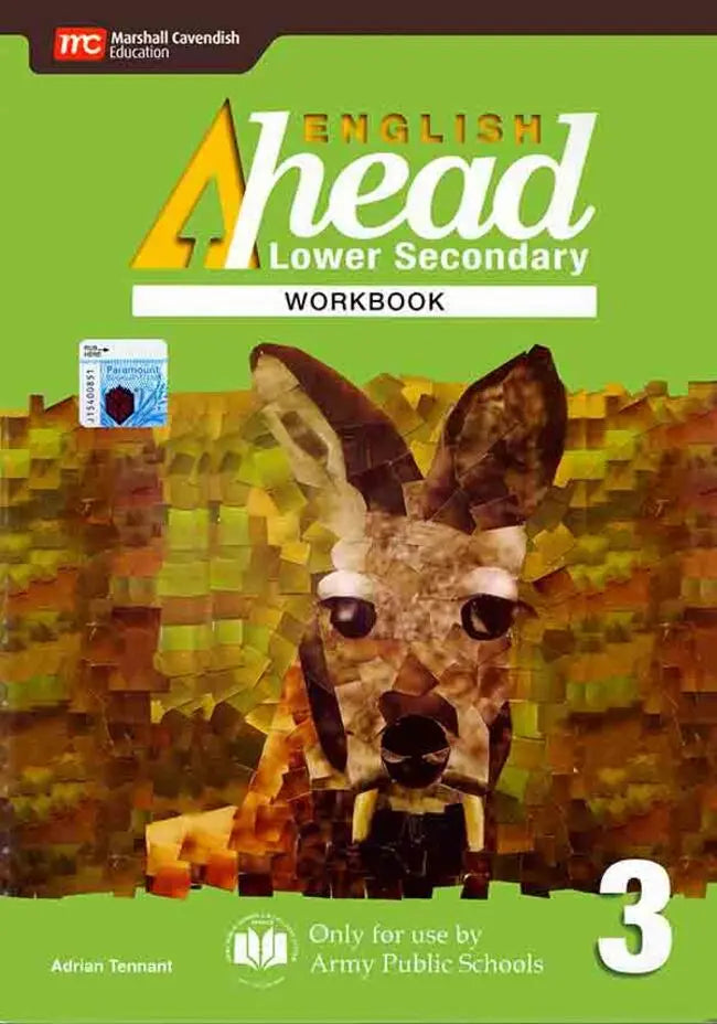 English Ahead Lower Secondary Workbook 3 By Adrian Tennant Multan Kitab Ghar