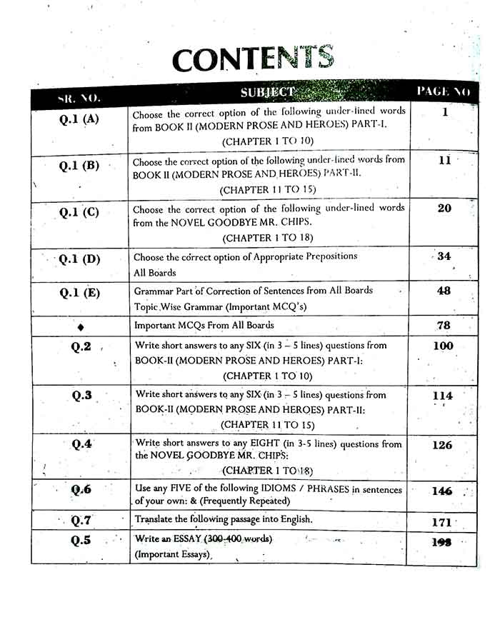 English 10 Boards Solved Past Papers Book For F.sc Part 2 Edition 2025 By Azeem