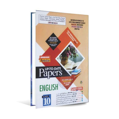 Hamdard Scholar English Up To Date Papers for Class 10th for Preparation of Examination 2025