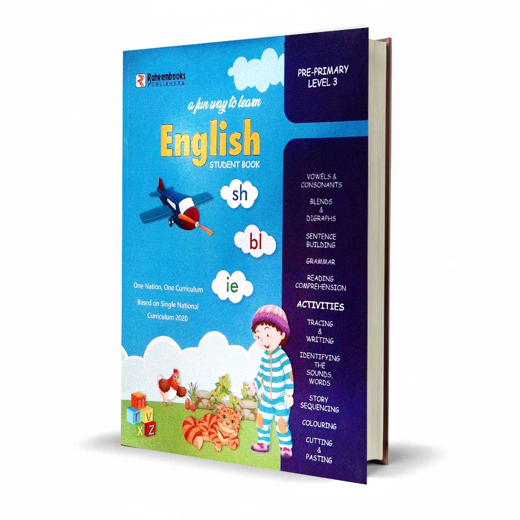 English Student Book Pre-Primary Level 3 | Raheem Books SNC 2020