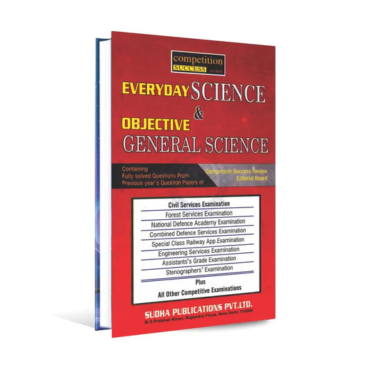 Everyday Science & Objective General Science Book By Sudha Publications Multan Kitab Ghar