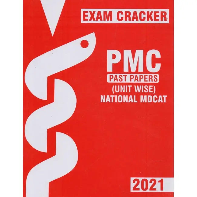 Exam Cracker PMC Past Papers Book (Unit Wise) National MDCAT 2021 Multan Kitab Ghar