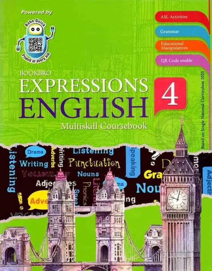 Expressions English Book 4 | Multiskill Coursebook Multan Kitab Ghar