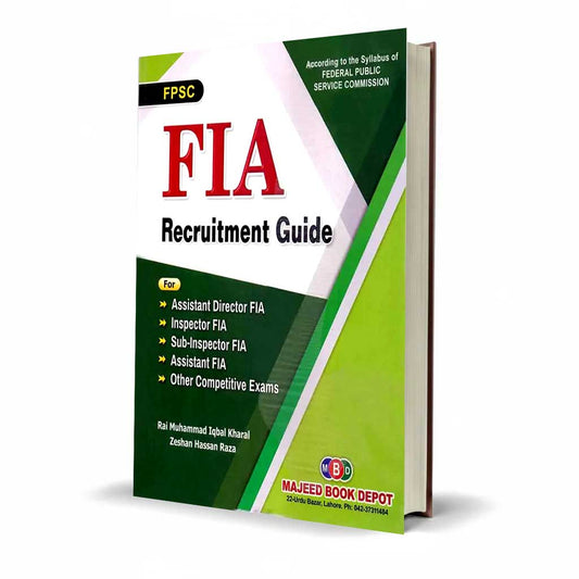 FPSC FIA Recruitment Guide for Assistant Director & Inspector by Rai M Iqbal Kharal