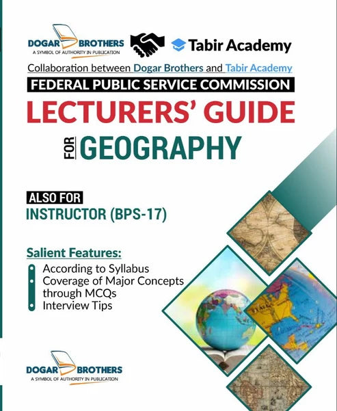 FPSC Lecturer Geography Guide | Dogar & Tabir Academy Latest Edition
