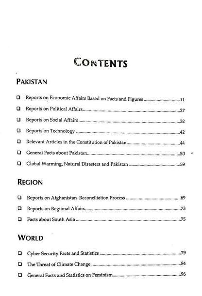 The Fact Book Current Afairs plus Book 3 by Waseem Riaz khan Multan Kitab Ghar