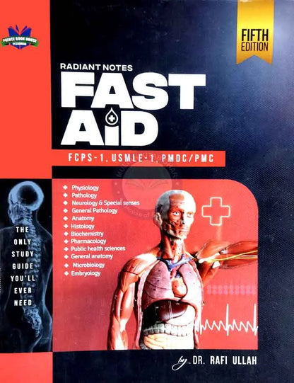 Fast Aid Radiant Notes Book For PMDC By Dr. Rafi Ullah Multan Kitab Ghar