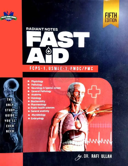 Fast Aid Radiant Notes Book For PMDC By Dr. Rafi Ullah Multan Kitab Ghar