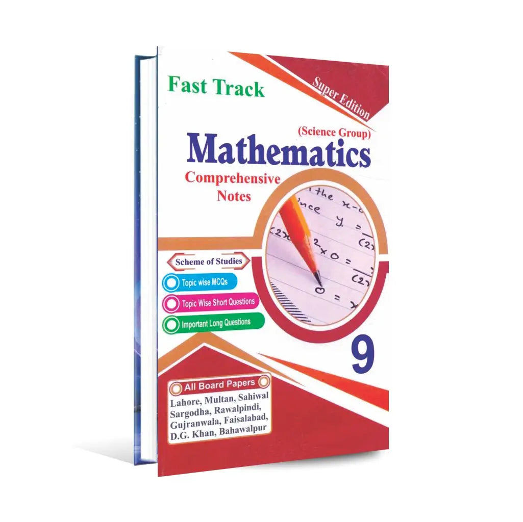 Fast Track Math Science Group Book for 9th Class by Danish Ali – Multan ...