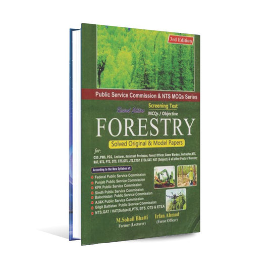 Forestry MCQs for Forest Officer | PPSC, FPSC & Competitive Exams - MKG