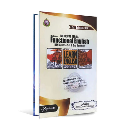 Medicose Functional English 1st Edition for 1st&amp;2nd Semester By Rawal Rafiq Leghari Multan Kitab Ghar