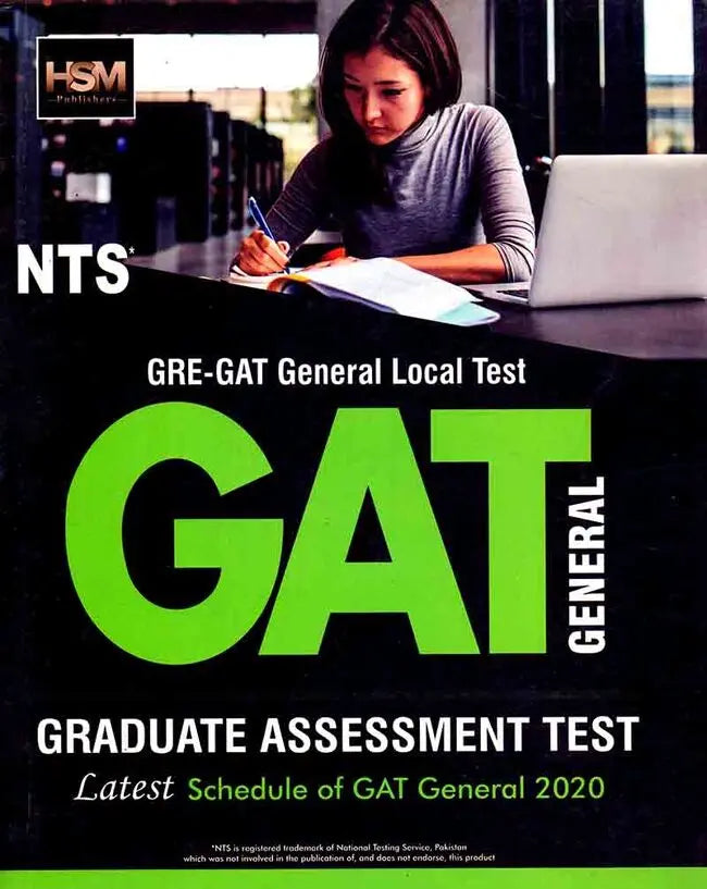 GAT Genaral Graduate Assessment Test Book by Ilmi Kitab Khana Multan Kitab Ghar