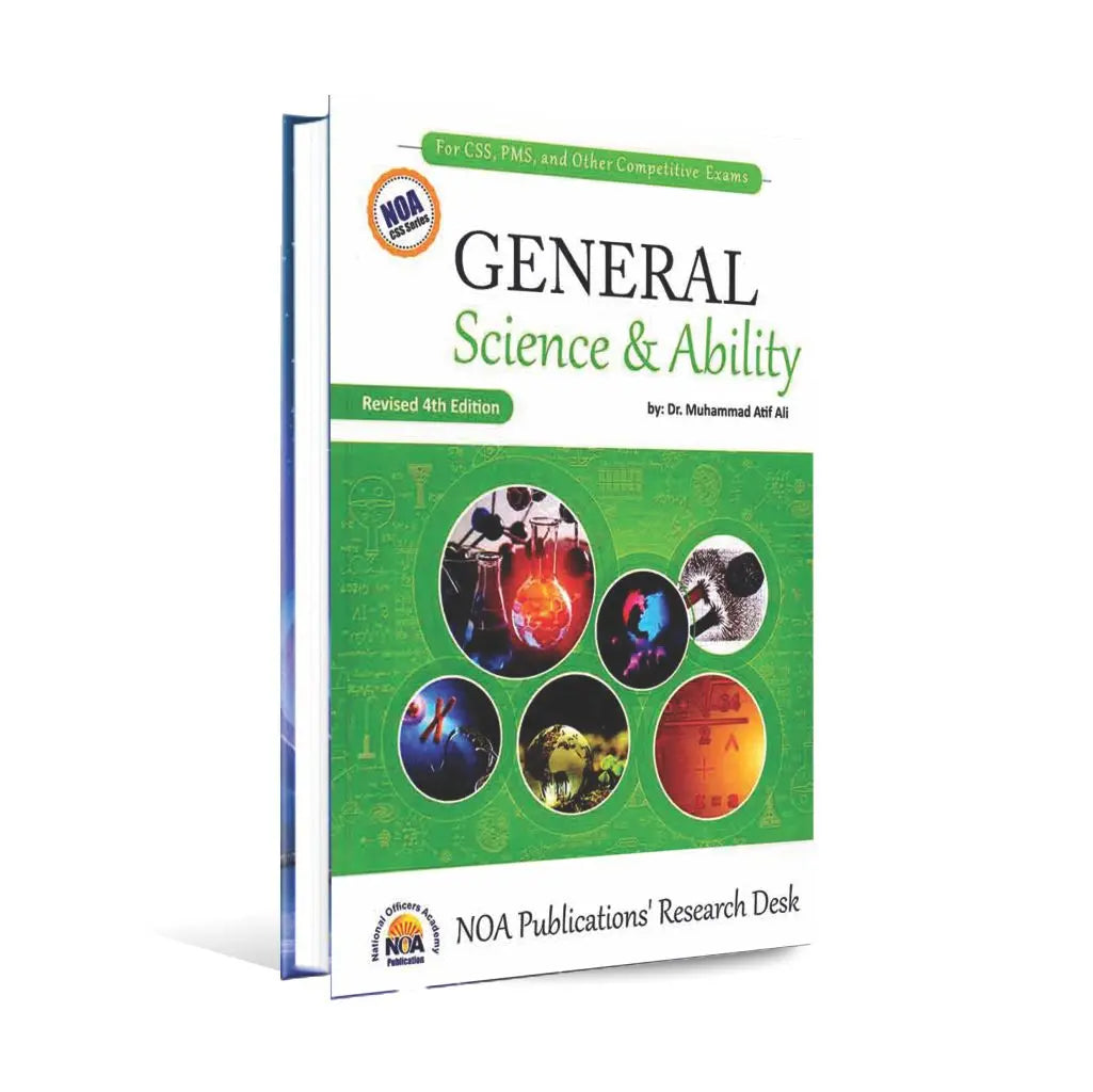 General Science and Ability Book 4th Edition by Dr Muhammad Atif Ali Multan Kitab Ghar