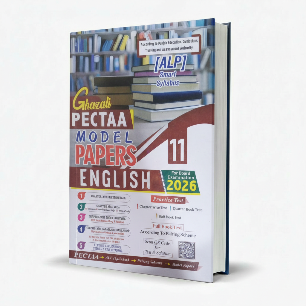 Ghazali PECTAA Model Papers English Class 11 Board Exams 2026 MKG